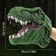 Load image into Gallery viewer, Dinosaur Hand Puppet Glove Puppet Toy Movable Mouth Role Play & Storytelling Educational Toy for Classroom & Home Gift for Boys Girls
