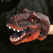Load image into Gallery viewer, Dinosaur Hand Puppet Glove Puppet Toy Movable Mouth Role Play & Storytelling Educational Toy for Classroom & Home Gift for Boys Girls