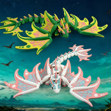 Load image into Gallery viewer, 3D Printed Dragon Model Figurine Movable Parts Articulated Joints Office Desk Ornament Shelf Display For Collectors Anime Fans Kids Gift Idea