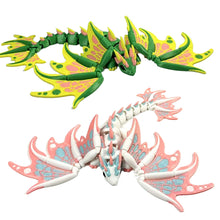 Load image into Gallery viewer, 3D Printed Dragon Model Figurine Movable Parts Articulated Joints Office Desk Ornament Shelf Display For Collectors Anime Fans Kids Gift Idea