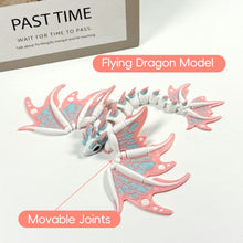 Load image into Gallery viewer, 3D Printed Dragon Model Figurine Movable Parts Articulated Joints Office Desk Ornament Shelf Display For Collectors Anime Fans Kids Gift Idea