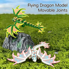Load image into Gallery viewer, 3D Printed Dragon Model Figurine Movable Parts Articulated Joints Office Desk Ornament Shelf Display For Collectors Anime Fans Kids Gift Idea