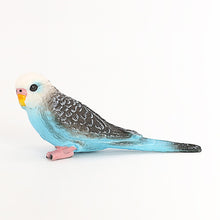 Load image into Gallery viewer, Realistic Tiger Skin Parrot Model Educational Wildlife Bird Figurine for Kids Durable Desktop Decor Bird Figurine Collectible Toy