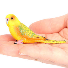Load image into Gallery viewer, Realistic Tiger Skin Parrot Model Educational Wildlife Bird Figurine for Kids Durable Desktop Decor Bird Figurine Collectible Toy