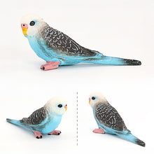 Load image into Gallery viewer, Realistic Tiger Skin Parrot Model Educational Wildlife Bird Figurine for Kids Durable Desktop Decor Bird Figurine Collectible Toy