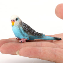 Load image into Gallery viewer, Realistic Tiger Skin Parrot Model Educational Wildlife Bird Figurine for Kids Durable Desktop Decor Bird Figurine Collectible Toy
