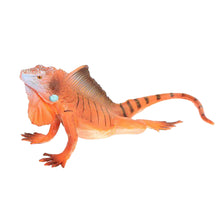 Load image into Gallery viewer, Realistic Lizard Statue Green Iguana Frilled Monitor Lizard Collectible Desktop Display Educational Tool For Kids Animal Enthusiasts Science Classroom