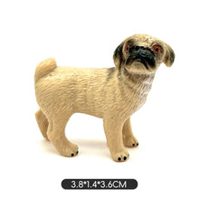 Load image into Gallery viewer, Miniature Dog Model Hand Painted Detailed Sculpture Desk Home Decor Shelf Kids Animal Lovers Collectors Educational Figurine Toy Animal Collection