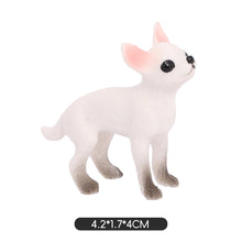Load image into Gallery viewer, Miniature Dog Model Hand Painted Detailed Sculpture Desk Home Decor Shelf Kids Animal Lovers Collectors Educational Figurine Toy Animal Collection