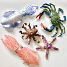 Load image into Gallery viewer, Simulation Octopus Crab Marine Figures Realistic Sea Animal Model for Kids Education Desktop Decor Collection Christmas Festival Gifts