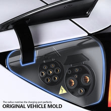 Load image into Gallery viewer, Transparent Charging Port Rain Cover Waterproof Protection for Tesla Model Y/3/YL Modification Accessory Hidden Style