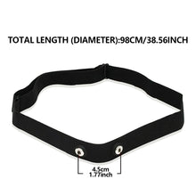 Load image into Gallery viewer, Sports Heart Rate Monitor Chest Belt Strap Health Monitor for Polar Wahoo Wireless Heart Rate Monitor Soft Strap Band