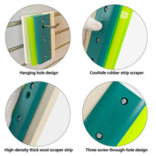 Load image into Gallery viewer, Car Vinyl Film Wrapping Tool Film Blade Scraper with Thickened Wool Scraper Strip Window Tinting Wallpaper Installing Tool