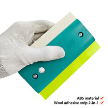 Load image into Gallery viewer, Car Vinyl Film Wrapping Tool Film Blade Scraper with Thickened Wool Scraper Strip Window Tinting Wallpaper Installing Tool
