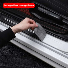 Load image into Gallery viewer, 4Pcs Universal Carbon Fiber Car Door Edge Sill Protector Anti-scratch Sticker for Car Front Rear Doors Exterior Protection Decal