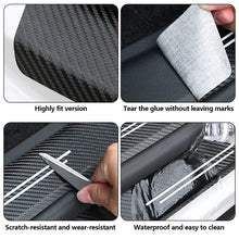 Load image into Gallery viewer, 4Pcs Universal Carbon Fiber Car Door Edge Sill Protector Anti-scratch Sticker for Car Front Rear Doors Exterior Protection Decal