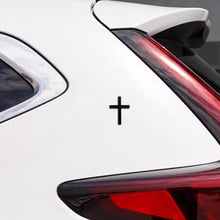 Load image into Gallery viewer, 3D Metal Car Sticker Cross Raised Design Auto & Motorcycle Body Decoration Scratch Cover Personalized Decal