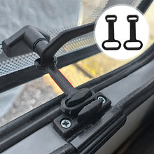 Load image into Gallery viewer, 2Pcs RV Window Limiter & Vent Lock Compatible with Polyplastic Windows Safety & Ventilation Control Accessory