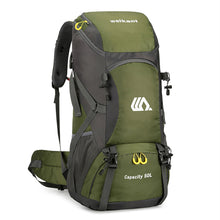Load image into Gallery viewer, 50L Outdoor Sports Backpack Hiking Camping Pack with Reflective Strips and Mesh Bags Waterproof Abrasion-Resistant Travel Bag
