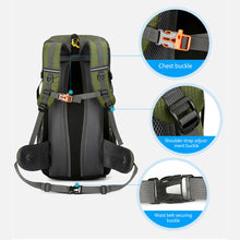 Load image into Gallery viewer, 50L Outdoor Sports Backpack Hiking Camping Pack with Reflective Strips and Mesh Bags Waterproof Abrasion-Resistant Travel Bag