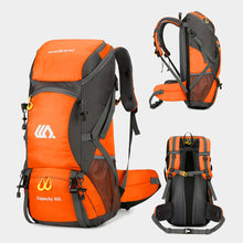 Load image into Gallery viewer, 50L Outdoor Sports Backpack Hiking Camping Pack with Reflective Strips and Mesh Bags Waterproof Abrasion-Resistant Travel Bag