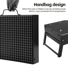 Load image into Gallery viewer, 35*27*20CM Portable Foldable Drawer BBQ Grill with Iron Mesh Outdoor Camping Party Supplies