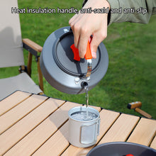 Load image into Gallery viewer, Portable Camping Cookware Set Heat-Resistant Aluminum Frying Pan Pot Kettle for Hiking Picnic with Storage Bag
