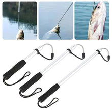Load image into Gallery viewer, 60/90/120CM Telescopic Fishing Gaff Hook Boat Sea Fishing Landing Tool with Stainless Steel Tip and EVA Grip
