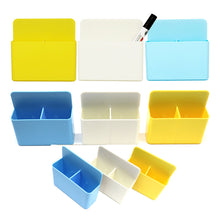 Load image into Gallery viewer, Plastic Magnetic Pen Holder Erase Marker Storage Box Pencil Organizer for Home Office Whiteboard Fridge Refrigerator