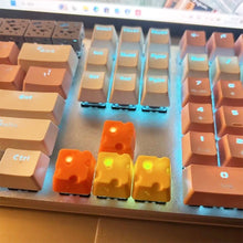 Load image into Gallery viewer, 4Pcs Chesse Cake Keycap For ESC Mechanical Keyboard Keycaps Cartoon Cute Personality For KEY CAP