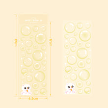 Load image into Gallery viewer, Creative Handcraft Removable Reusable Korean Original Transparent Bubble Ins Style Hand Account Journal Decoration Card Stickers