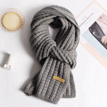 Load image into Gallery viewer, Winter Scarf Women Mens Thick Cable Knit Wrap Chunky Long Warm Scarf for Travel Office Warm Cashmere Scarves Neckercheif