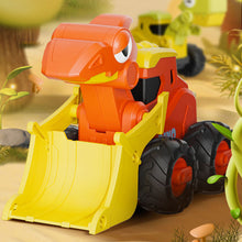 Load image into Gallery viewer, 1Pcs Children Pull Back Toy Car Press Puzzle Dinosaur Engineering Car Model Collection Cartoon Educational Kids Excavator Car Toys