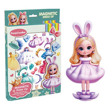 Load image into Gallery viewer, Magnetic Princess Pretend Play Toys Magnetic Dress Up Doll For Girls Play Travel Playset Toy Magnet Dress Up Games