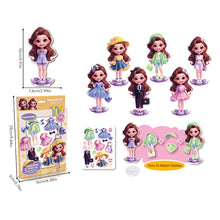 Load image into Gallery viewer, Magnetic Princess Pretend Play Toys Magnetic Dress Up Doll For Girls Play Travel Playset Toy Magnet Dress Up Games