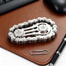 Load image into Gallery viewer, Mechanical Gear Fidget Spinner Sprockets Flywheel Fingertip Gyro Antistress Anxiety Metal Bike Chains EDC Spinner Fidget Toys For Adult
