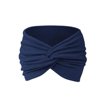 Load image into Gallery viewer, Women Wide Elastic Headbands Hair Wrap Turban Twist Headband Yoga Fitness Running Cycling Sweatband Makeup Hair Hoop