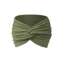 Load image into Gallery viewer, Women Wide Elastic Headbands Hair Wrap Turban Twist Headband Yoga Fitness Running Cycling Sweatband Makeup Hair Hoop