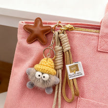 Load image into Gallery viewer, 1Pc Small Coal Ball Bag Pendant Unisex Camera Bag Pendant Decoration Pendant Decoration For Girls Cute Fashion Funny Simple Pendant