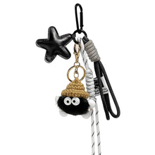 Load image into Gallery viewer, 1Pc Small Coal Ball Bag Pendant Unisex Camera Bag Pendant Decoration Pendant Decoration For Girls Cute Fashion Funny Simple Pendant