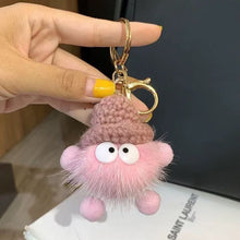 Load image into Gallery viewer, 1Pc Small Coal Ball Bag Pendant Unisex Camera Bag Pendant Decoration Pendant Decoration For Girls Cute Fashion Funny Simple Pendant
