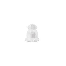 Load image into Gallery viewer, 100Pcs/lot Clear Soft Silicone Rubber Earring Backs Safety Rubber Stopper Jewelry Accessories DIY Ear Plugging