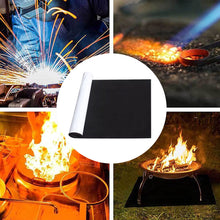 Load image into Gallery viewer, Self-adhesive Fireproof Welding Protective Blanket High Temp Insulation Retardant Carbon Felt Welding Blankets Soldering Mat
