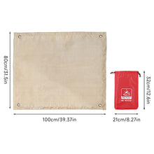 Load image into Gallery viewer, Camping Picnic Barbecue Mat High Temperature Ironing Fire Retardant Carpet Outdoor Indoor 1pc Barbecue Fire Protection Pit Mat
