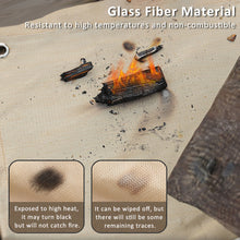 Load image into Gallery viewer, Camping Picnic Barbecue Mat High Temperature Ironing Fire Retardant Carpet Outdoor Indoor 1pc Barbecue Fire Protection Pit Mat
