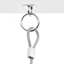 Load image into Gallery viewer, 304 Stainless Steel U-Hook with M5 M6 Thread for Door Boat Ceiling Fan Hanger Multi-purpose Diamond Square Buckle