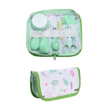 Load image into Gallery viewer, 6Pcs Newborn Baby Care Kit With Storage Bag Nasal Aspirator Nail Scissors Hair Comb Brush Cleaning Tools Set Newborn Gift Kids Healthcare Kit