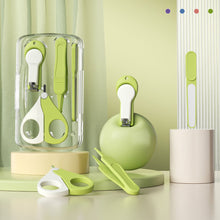 Load image into Gallery viewer, 4pcs/set Baby Nail Clipper Set Children Kids Nail Cutter Scissors Files Small Nail Trimmer Baby Nails Care Tools Baby Care Items