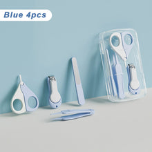 Load image into Gallery viewer, 4pcs/set Baby Nail Clipper Set Children Kids Nail Cutter Scissors Files Small Nail Trimmer Baby Nails Care Tools Baby Care Items