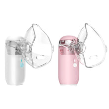 Load image into Gallery viewer, Adults Children Mini Medical Nebulizer Handheld Nebulizer Outdoor Ultrasonic Atomizer Portable Mute Asthma Inhaler Type-C Charging